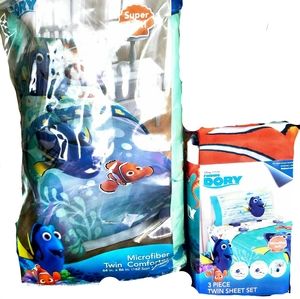 Dory Twin Comforter & 3pc sheet set.